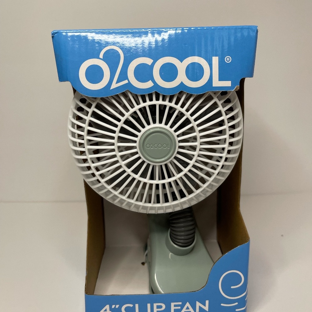 O2COOL 4" Battery Operated CLIP FAN
